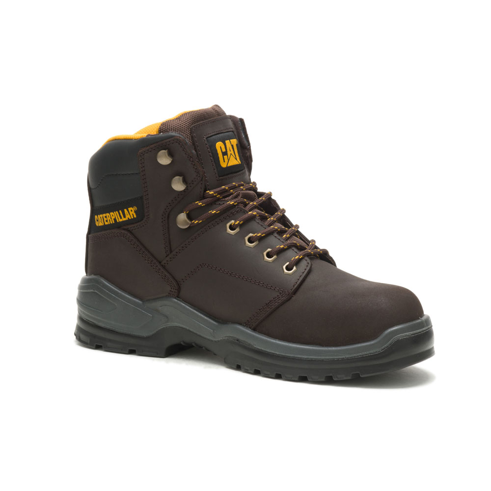 Caterpillar Men's Striver Astm Safety Boots Brown CAT-20748